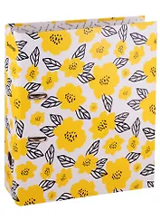 Папка архивная А4 Hyper "Хризантемы",  80 мм