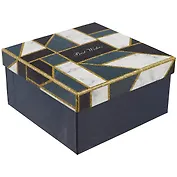 Подарочная коробка «Синий орнамент», средняя