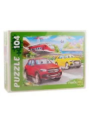 Пазл Супергонки Рыжий кот 104 элемента П104-1530