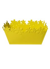 Горшок оцинкованный желтый (139742) (9х17,5см)