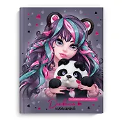 Дневник школьный Феникс+, "Девушка с пандой"