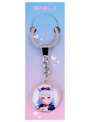 Брелок Аниме Девушка с ушками (Сёдзё) (стекло) (3,2 см)
