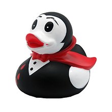 Игрушка для ванной, уточка резиновая FUNNY DUCKS "Уточка дракула" (1893)