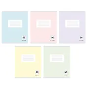 Тетрадь 96л кл. "Классическая серия" мел.картон, офсет, ассорти