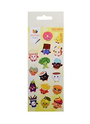 Наклейка декоративная бумажная Еда с глазами 1 (70х160) (Липляндия) (3+)