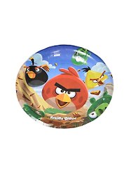 Angry Birds одноразовая картонная тарелка Птицы (6шт)