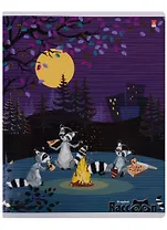 Тетрадь в клетку Альт, "Веселые еноты", 48 листов, в ассортименте