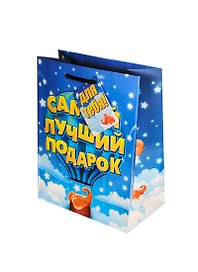 Подарочный пакет MS Самый лучший подарок (643058) (Сима-ленд)