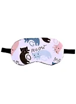 Маска для сна Котики на цветном фоне (пакет) (12-37395-202103-005)
