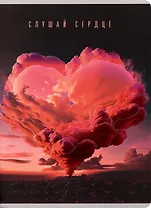 Тетрадь в клетку Listoff, "На закате", А4, 96 листов