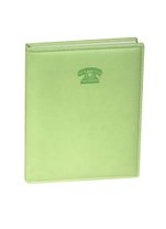 Алфавитная книга А6 64л "Виннер" салатовая, кожзам, поролон, офсет, Escalada