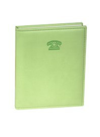 Алфавитная книга А6 64л "Виннер" салатовая, кожзам, поролон, офсет, Escalada