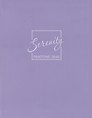 Книга для записей А5+ 96л кл. "Serenity" интеграл.перепл., матов.ламин., выб.лак.