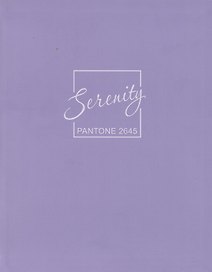 Книга для записей А5+ 96л кл. "Serenity" интеграл.перепл., матов.ламин., выб.лак.