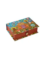 Коробка для подарков, Феникс, "Совушки M" (20*14*6см, картон), 36487