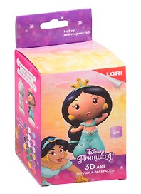 Набор для творчества Lori. Игрушка-раскраска «Disney. Жасмин»