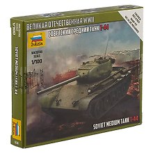 Сборная модель «Советский средний танк Т-44», ZVEZDA (6238)