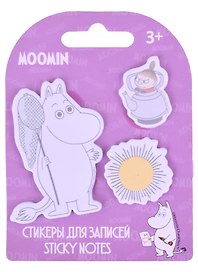 Блоки для записей 03шт*20л самоклеящиеся "Муми-тролли" инд.подвес