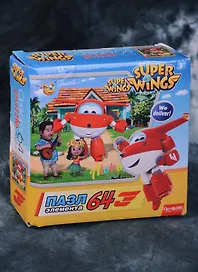 Пазл 64А SuperWings Гавайские каникулы (02814) (3+) (коробка)