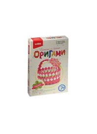 LORI Пб-002 Оригами Плетение из бумаги корзинка Сказка (набор д/творчества) (7+) (коробка)