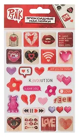 Наклейки эпоксидные "Любовь/Love"