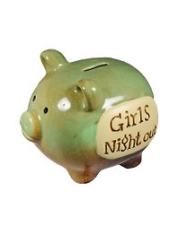 Копилка Поросенок Girls night out (18х13х14) (7879025)