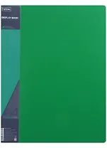 Папка 20ф А4 "STANDARD" пластик 0,6мм, зеленая