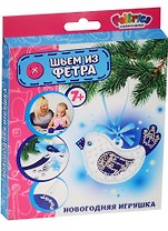 Новогодняя игрушка Шьем из фетра Птичка синяя (7+) (4627104426794) (коробка)