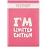 Обложка для паспорта Im limited edition (ПВХ бокс) (ОП2021-272) - 0