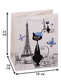 Пакет подарочный бумажный А5 "Cat traveller", детский - 2