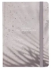 Книга для записей А5 96л кл. "Тени" тв.обложка, резинка