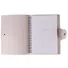 Бизнес-тетрадь А5 96л 140*200 "Shadow" иск.кожа, мягк.переплет, полускр. спираль, клапан на кнопке, клетка, тонир.блок, скругл.углы - 2
