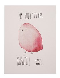 Открытка одинарная "You're awesome"