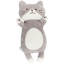Мягкая игрушка «Кот серый на спине», 45-50 см
