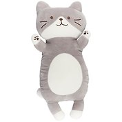 Мягкая игрушка «Кот серый на спине», 45-50 см
