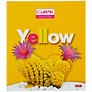 Папка-обложка для тетради со сменными блоками «YELLOW», 2 кольца, А5, глянцевая ламинированная - Hatber