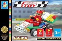 Конструктор Formula Toy Болид №4 (Т50750) (32 дет.) (3+) (коробка)