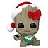 Фигурка Funko POP! Bobble Marvel Holiday S4 Groot (1440) (Fun80033) - 0