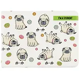 Обложка для студенческого Мопсы фр-фр (СБ2019-047)