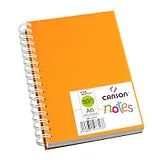 Блокнот для эскизов А6 50л "Notes" 120г/м2, оранж.пласт.обл, спираль, Canson
