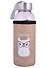 Бутылка в чехле джут Котик Cat time (стекло) (300мл) (12-7599-M300-037) - 0