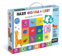 Пазл «Форма и цвет» 24 элемента, Baby Games, Origami