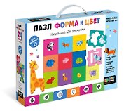 Baby Games. Пазл 24 элемента. "Форма и цвет".