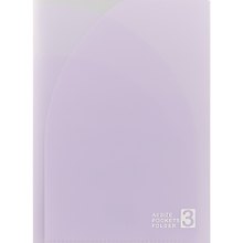 Папка -уголок А4, с 3 отделениями, в ассортименте