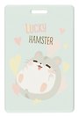 Чехол для карточек вертикальный Хомячок Lucky Hamster (ДК2024-464)