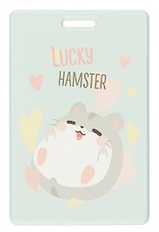 Картхолдер вертикальный «Хомячок Lucky Hamster»