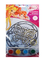 Набор для творч. MultiArt Волшебн. витражи Winx (SCR-SR100) (витраж+краски/4цв.+подвес+кисть) (в ассорт.) (6+) (упаковка) (в кор. 4х48шт)
