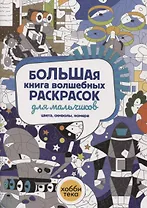 Большая книга волшебных раскрасок для мальчиков. Цвета, символы, номера