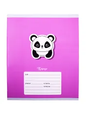 Тетрадь в линейку Unnika, "Панда", 12 листов, в ассортименте