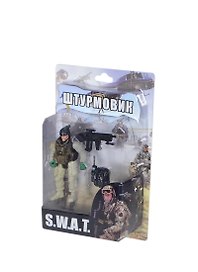 Фигурка Отряд S.W.A.T. Штурмовик (BW125092-3) (+аксессуары) (3+) (блистер)